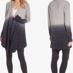 Oh So Cozy Barefoot Dreams - Bamboo Chic Lite Calypso Wrap Cardigan in Ombre - S